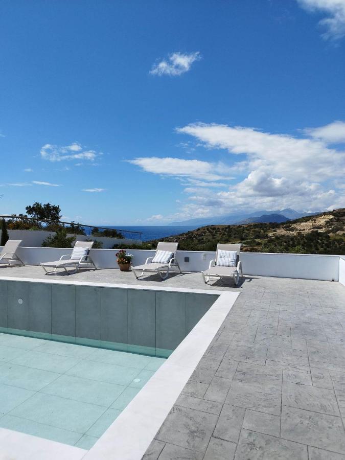 Villa George Sea View With Pool - טריופטרה מראה חיצוני תמונה